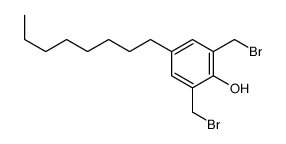 2,6-bis(bromomethyl)-4-octylphenol Structure
