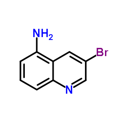 3-Bromo-5-quinolinamine Structure