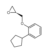 (R)-1,2-epoxy-3-(2'-cyclopentylphenoxy)propane Structure