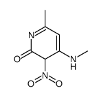 6-methyl-4-(methylamino)-3-nitro-3H-pyridin-2-one结构式