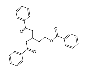5-oxo-3-(2-oxo-2-phenylethyl)-5-phenylpentyl benzoate Structure