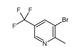 3-溴-2-甲基-5-三氟甲基吡啶结构式