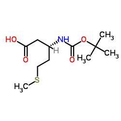 (S)-3-((叔丁氧基羰基)氨基)-5-(甲硫基)戊酸图片