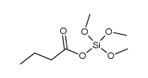 trimethoxy(butanoyloxy)silane Structure