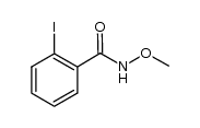 2-iodo-N-methoxybenzamide结构式