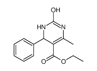 Ethyl 6-methyl-2-oxo-4-phenyl-1,2,3,4-tetrahydro-5-pyrimidinecarb oxylate结构式