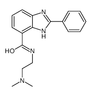 N-[2-(dimethylamino)ethyl]-2-phenyl-1H-benzimidazole-4-carboxamide Structure