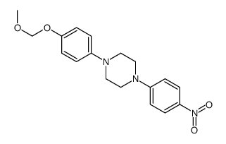 1-(4-O-Methoxymethyl-4-hydroxyphenyl)-4-(4-nitrophenyl)piperazine结构式