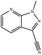 1-甲基-1H-吡唑并[3,4-B]吡啶-3-甲腈结构式
