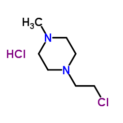 1-(2-氯乙基)-4-甲基哌嗪盐酸盐结构式