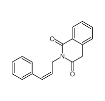 2-[(E)-3-phenylprop-2-enyl]-4H-isoquinoline-1,3-dione结构式