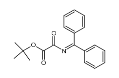 tert-butyl 2-((diphenylmethylene)amino)-2-oxoacetate Structure