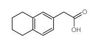 2-(5,6,7,8-tetrahydronaphthalen-2-yl)acetic acid Structure