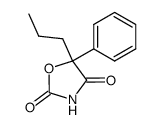 2,4-Oxazolidinedione,5-phenyl-5-propyl-(9CI) structure