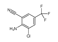 2-Amino-3-chloro-5-(trifluoromethyl)benzonitrile Structure