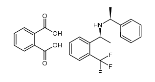 (S)-1-phenyl-N-((S)-1-(2-(trifluoromethyl)phenyl)ethyl)ethanamine phthalate结构式