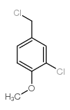 3-CHLORO-4-METHOXYBENZYL CHLORIDE结构式