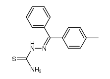 2-(phenyl(p-tolyl)methylene)hydrazinecarbothioamide Structure