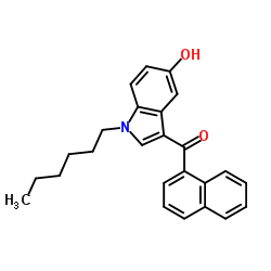 JWH 019 5-hydroxyindole metabolite结构式