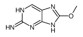 8-methoxy-7H-purin-2-amine Structure