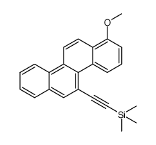 1-methoxy-5-(trimethylsilylethynyl)chrysene结构式
