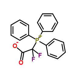 2,2-二氟-2-(三苯基膦酰基)乙酸乙酯结构式