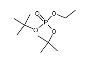 phosphoric acid di-tert-butyl ester ethyl ester Structure