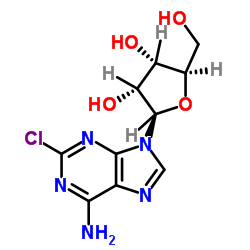 2-Chloroadenosine structure