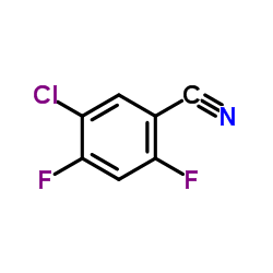 5-Chloro-2,4-difluorobenzonitrile Structure
