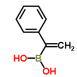 1-苯基乙烯基硼酸结构式
