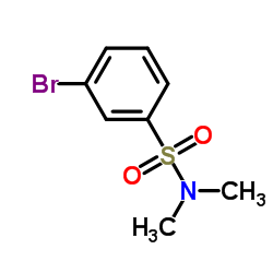 3-溴-N,N-二甲基苯磺酰胺结构式