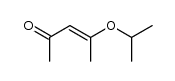 4-isopropoxy-pent-3-en-2-one结构式
