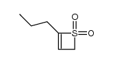 2-n-propylthiete 1,1-dioxide Structure