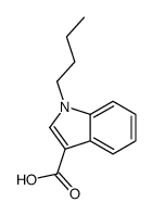 1-丁基吲哚-3-羧酸结构式