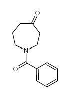 N-苯甲酰基-4-氮杂卓酮结构式