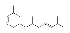 2-methyl-N-[4-methyl-5-(2-methylpropylideneamino)pentyl]propan-1-imine结构式