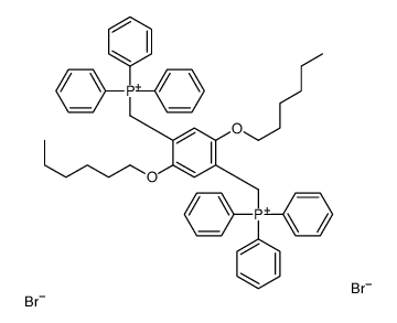 1,4-二(己氧基)-2,5-二甲苯二(三苯基溴化磷)结构式