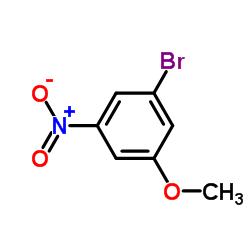 3-溴-5-硝基苯甲醚结构式