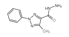 5-METHYL-2-PHENYL-2H-1,2,3-TRIAZOLE-4-CARBOHYDRAZIDE Structure