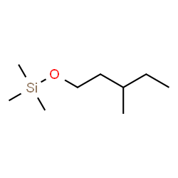 Trimethyl[(3-methylpentyl)oxy]silane结构式