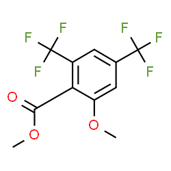 Methyl 2,4-bis(trifluoromethyl)-6-methoxybenzoate Structure