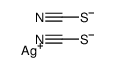 silver,dithiocyanate Structure