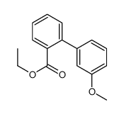 ethyl 2-(3-methoxyphenyl)benzoate结构式
