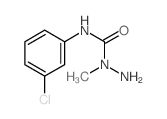 1-amino-3-(3-chlorophenyl)-1-methyl-urea Structure
