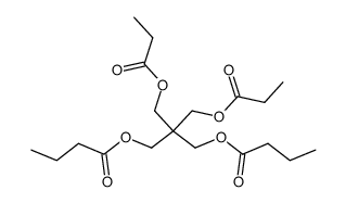pentaerythritol dibutyrate dipropionate Structure