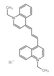 1,1'-diethyl-4,4'-quinocyanine bromide Structure