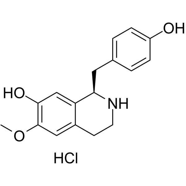 (+)-Coclaurine hydrochloride Structure