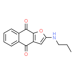 Naphtho[2,3-b]furan-4,9-dione,2-(propylamino)-结构式