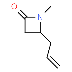 2-Azetidinone,1-methyl-4-(2-propenyl)-(9CI)结构式