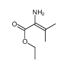 2-Amino-3-methyl-2-butenoic acid ethyl ester Structure